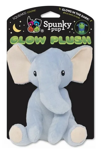1ea Spunky Pup Glow Elephant Large Plush - Health/First Aid